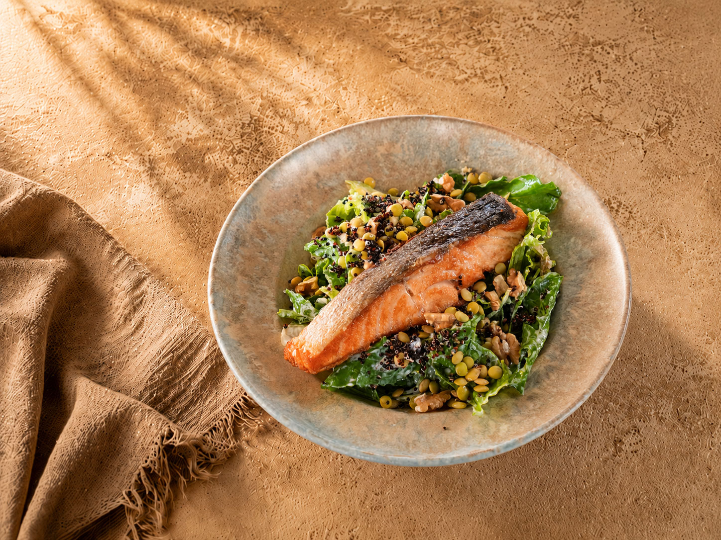 TOHUMLU SOMON SALATA - SEEDED SALMON SALAD