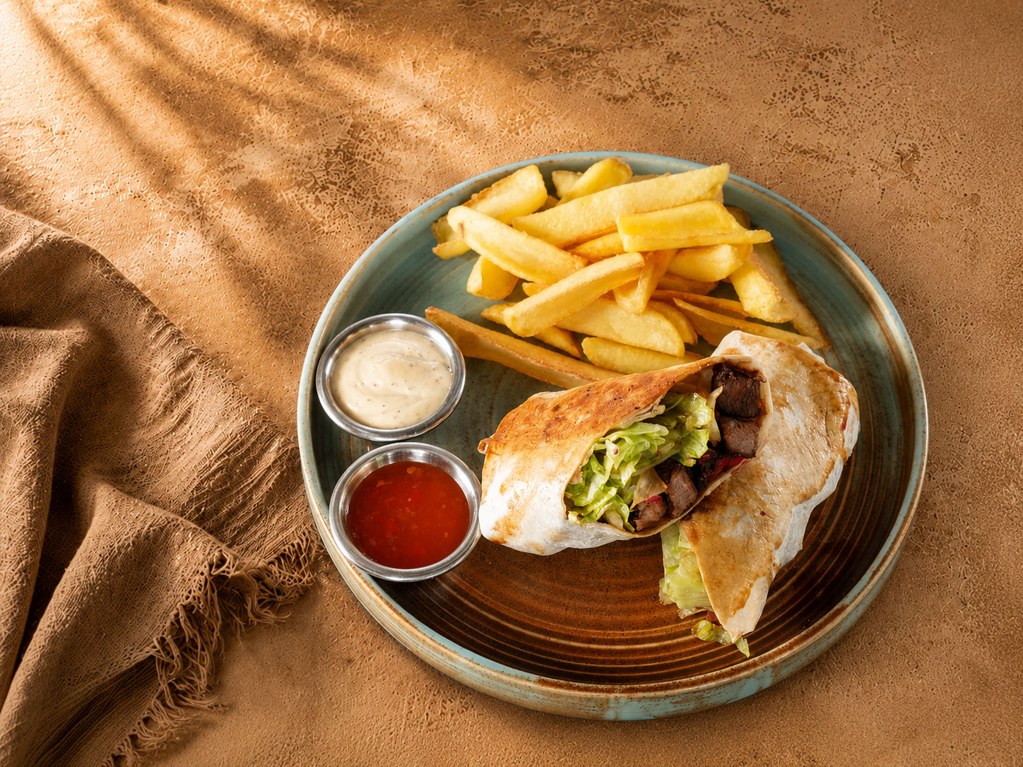 TERİYAKİ BONFİLE WRAP - TERIYAKI BEEF TENDERLOIN WRAP