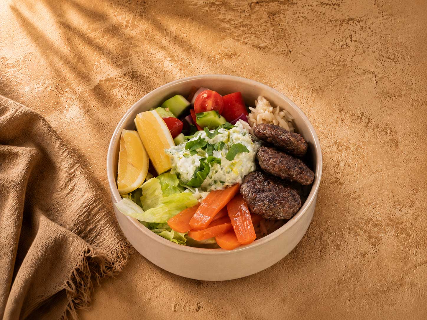 KÖFTE BOWL - MEATBALL BOWL