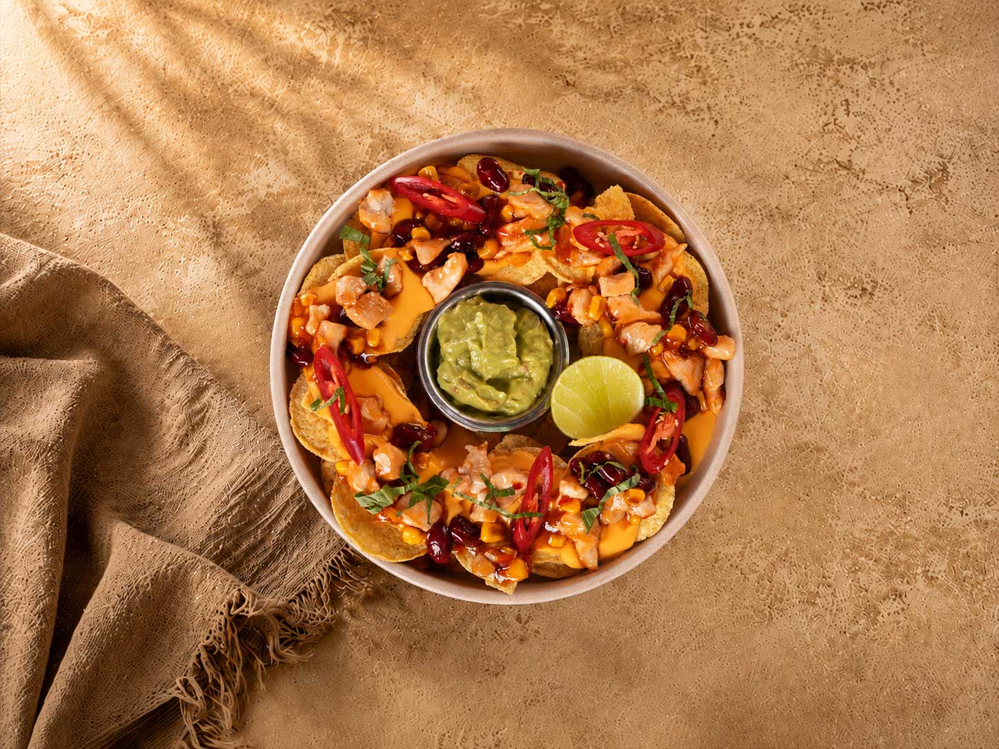 CHICKEN NACHOS